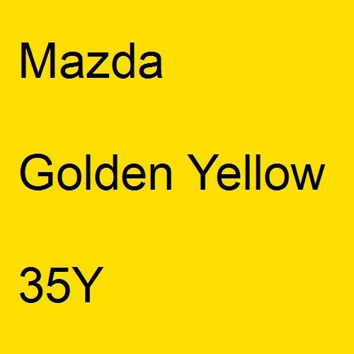 Mazda, Golden Yellow, 35Y.